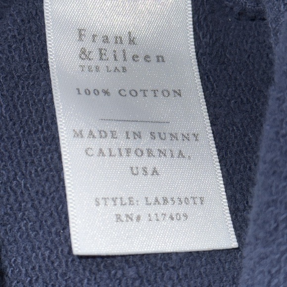 Frank & Eileen Navy Hoodie Sweatshirt Melanie
& Catherine Sweatpants Size L/S - Picture 6 of 7